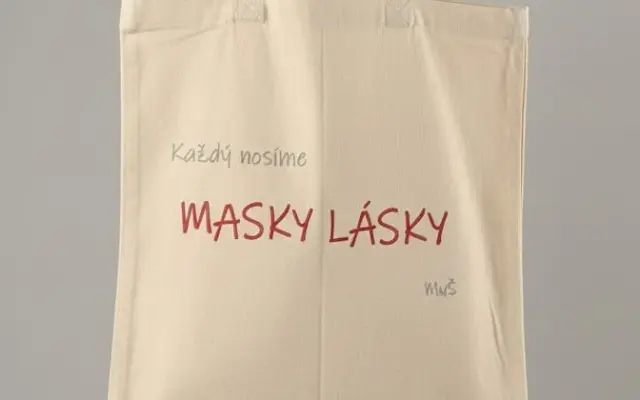 Taška - Každý nosíme MASKY LÁSKY