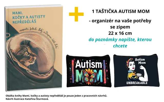 1 kniha + 1 taštička Autism mom