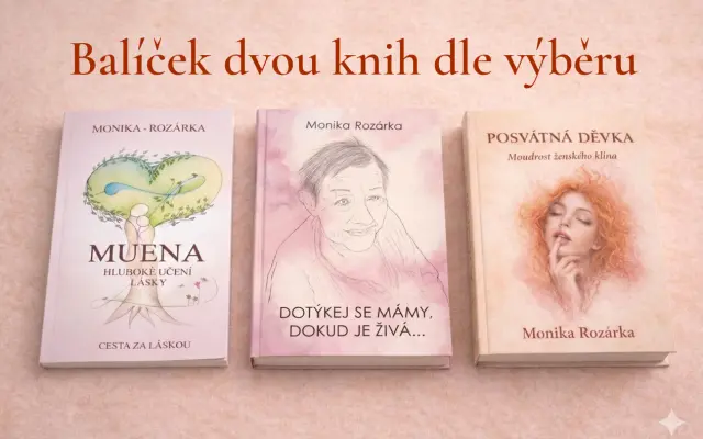 Balíček dvou knih Moniky Rozárky dle výběru