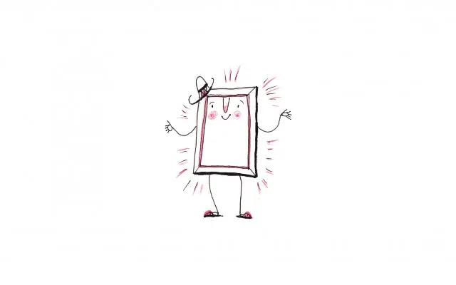 Autorský obraz od ilustrátorky na přání