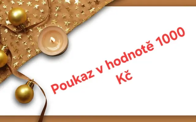 Poukaz v hodnotě 1000 Kč