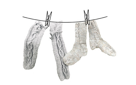 Ručně pletené krkonošské ponožky nebo návleky – štulpny (včetně poštovného)