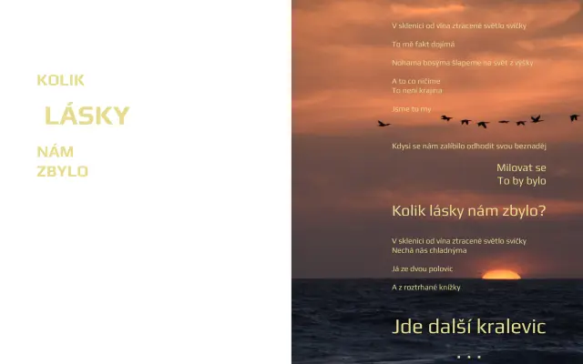 Sbírka poezie a fotografií
