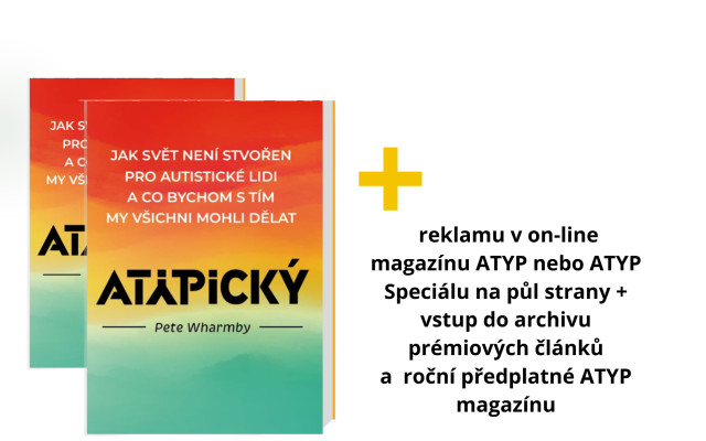 2 knihy ATYPICKÝ + reklama + předplatné