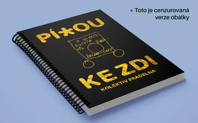 Kniha Prádelny podepsaná členkami kolektivu