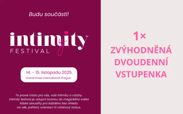 1x INTIMITY FESTIVAL: vstupenka na Intimity Festival