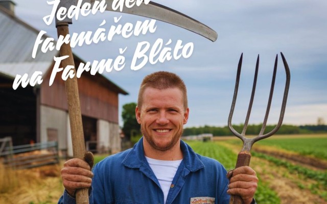 Jeden den farmářem na Farmě Bláto