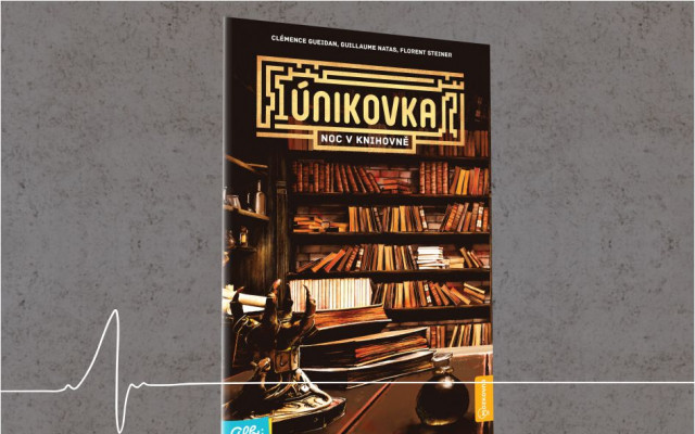 Kniha Únikovka - Noc v knihovně s podpisem, originálním přáním či nevyžádanou radou od Igora Chmely