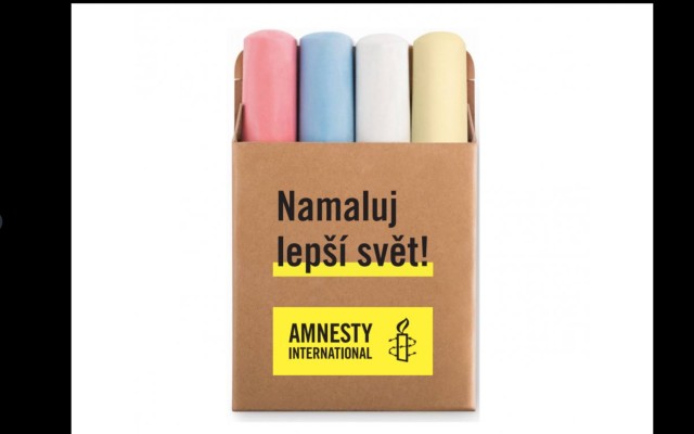 Barevné křídy Amnesty