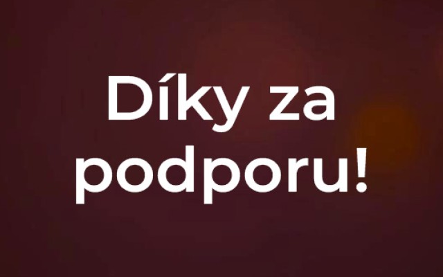 Poděkování na konci podcastu