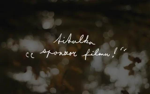 titulka „Sponzor filmu“