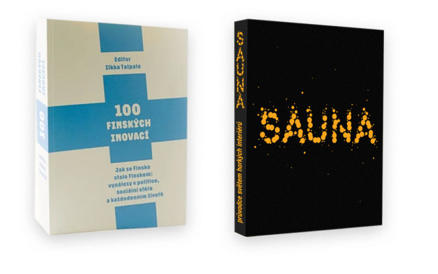 Kniha SAUNA: průvodce světem horkých interiérů a kniha 100 inovací z Finska