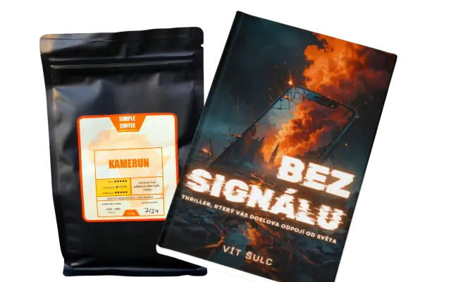 Kniha, kafe & osobní věnování