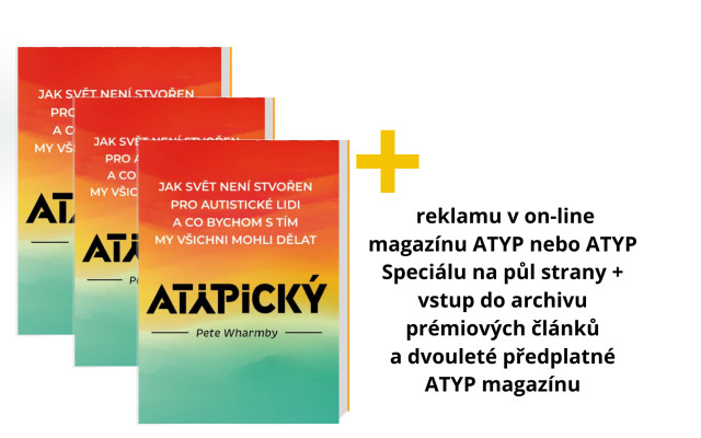 3 knihy ATYPICKÝ + reklama + předplatné
