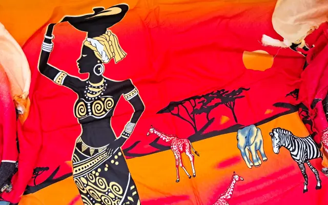 NOVÁ ODMĚNA: Nádherné africké pareo (pouze 1 kus)