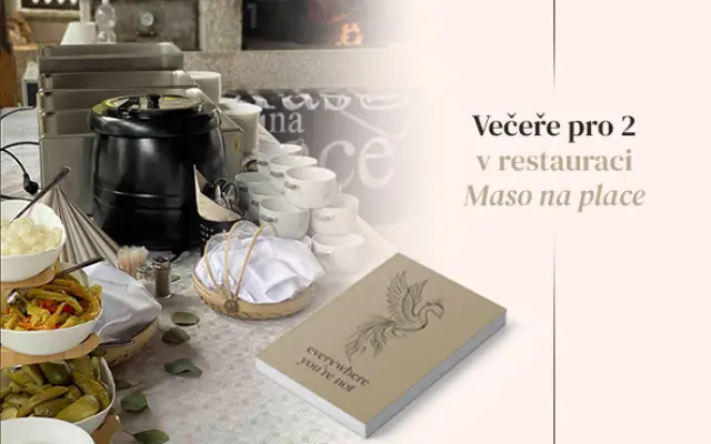 Kniha + večeře pro dva v naší rodinné restauraci
