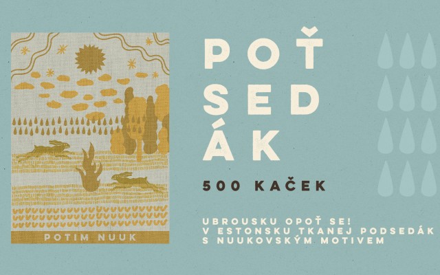 Poťsedák – saunová autorská podložka NUUK