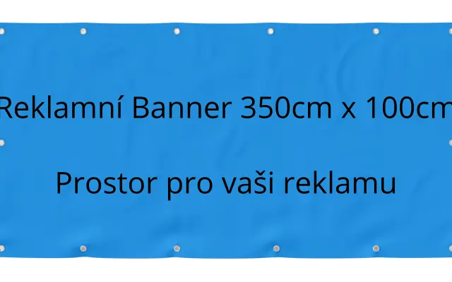Reklamní Banner 350cm x 100cm